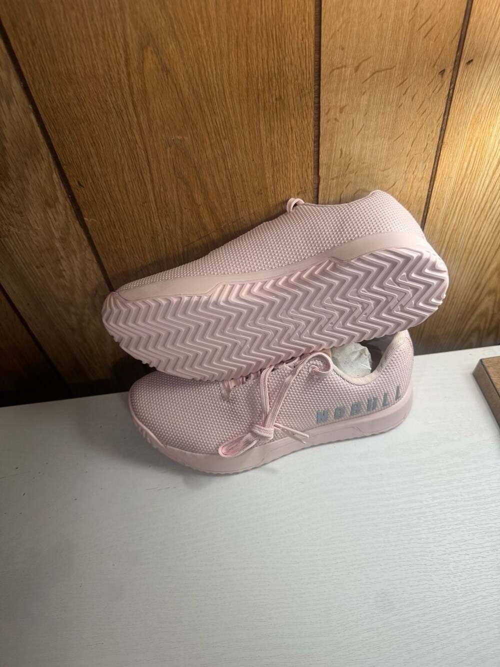 NOBULL Women's Blush Pink Mesh Runner Trainer Shoes Size 9.5
